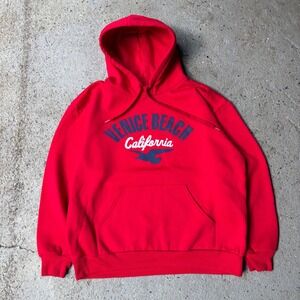 Vintage Hill Venice‎ Beach California Hoodie Heavyweight Made in USA Mens Large